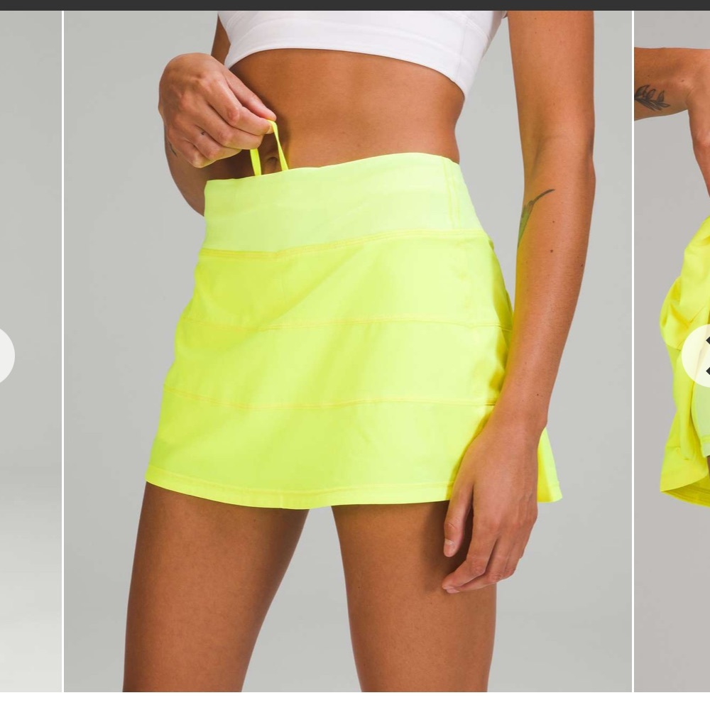 Lululemon Pace Rival Mid-Rise Skirt